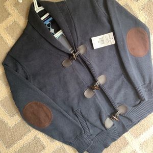 Navy boys cardigan